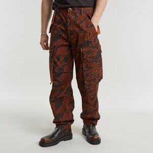 G Star Raw R-3N Regular Straight Cargo Camo Pants Size: 33W x 32L